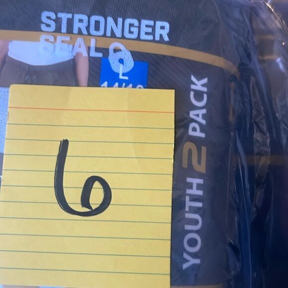 #6 Lee Youth 2-pack Jogger Black & Green Medium 14/16 Rugged Knee Sweatpants - Picture 6 of 6